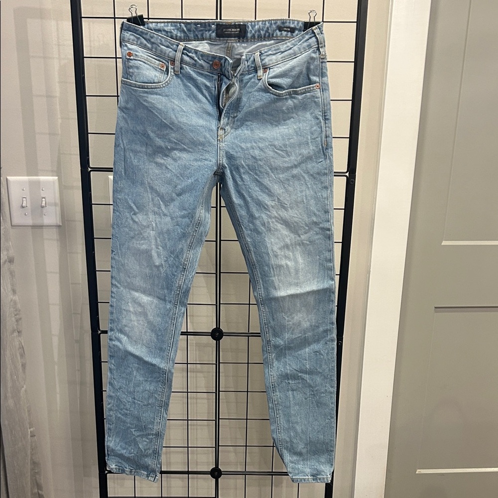 Scotch & Soda Sky Blue Skinny Jeans 31x32